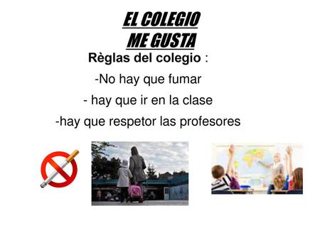 -hay que respetor las profesores