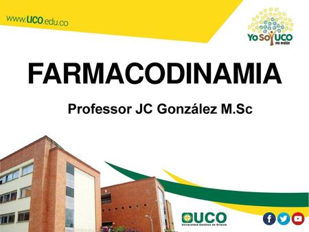 Professor JC González M.Sc