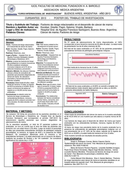 CURSANTES POSTER DEL TRABAJO DE INVESTIGACION