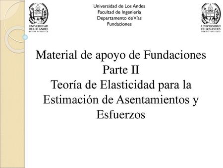 Material de apoyo de Fundaciones Parte II