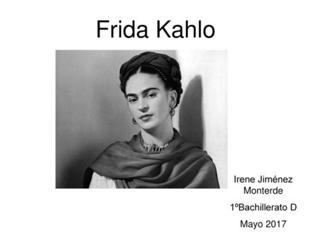 Irene Jiménez Monterde 1ºBachillerato D Mayo 2017