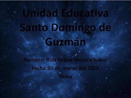 Unidad Educativa Santo Domingo de Guzmán