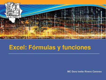 Excel: Fórmulas y funciones