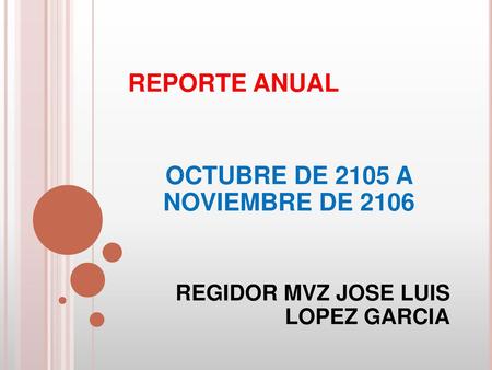 OCTUBRE DE 2105 A NOVIEMBRE DE 2106