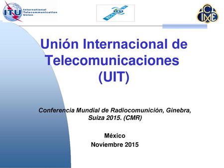 Unión Internacional de Telecomunicaciones (UIT)