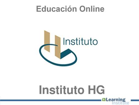 Educación Online Instituto HG.