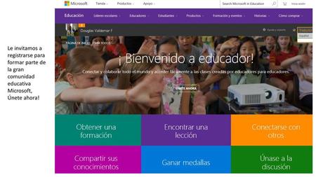 Dirigirte a la barra de direcciones del navegador y digitar education