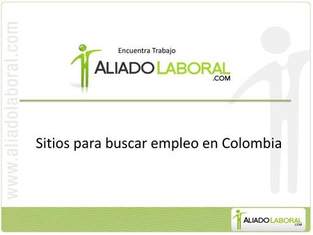 Sitios para buscar empleo en Colombia