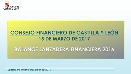 CONSEJO FINANCIERO DE CASTILLA Y LEÓN