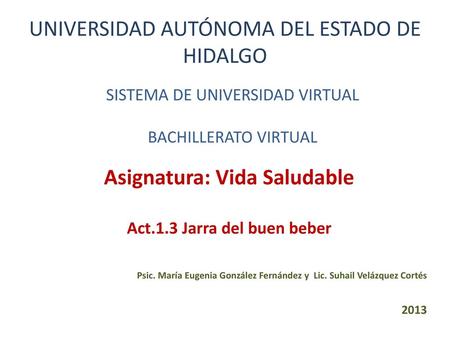 UNIVERSIDAD AUTÓNOMA DEL ESTADO DE HIDALGO