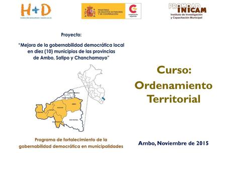 Ordenamiento Territorial