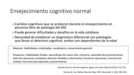 Envejecimiento cognitivo normal