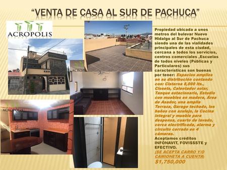 “Venta de casa al sur de Pachuca”