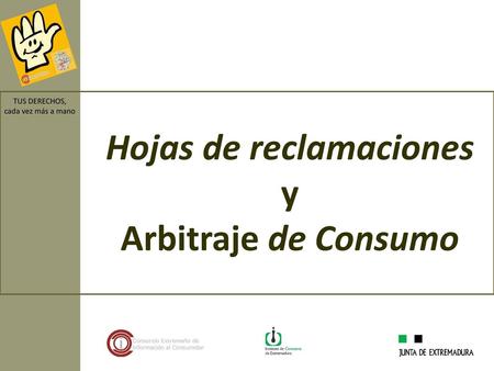 Hojas de reclamaciones