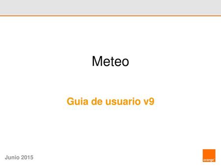 Meteo Guia de usuario v9 Junio 2015.