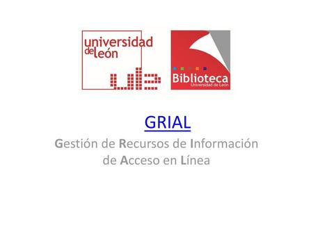 Gestión de Recursos de Información de Acceso en Línea