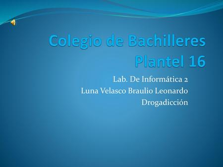 Colegio de Bachilleres Plantel 16