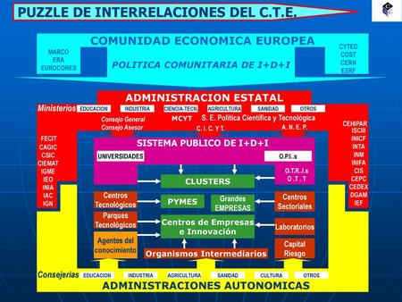 PUZZLE DE INTERRELACIONES DEL C.T.E.