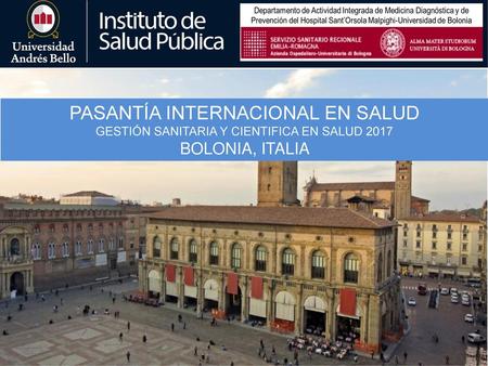 PASANTÍA INTERNACIONAL EN SALUD