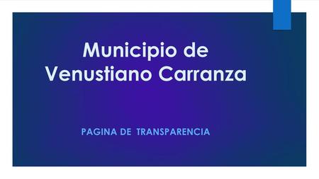 Municipio de Venustiano Carranza