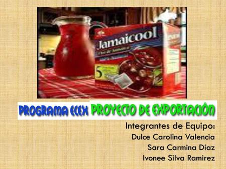 Integrantes de Equipo: