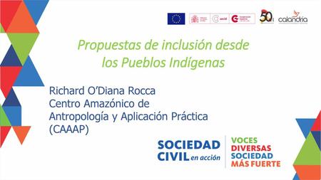 Propuestas de inclusión desde los Pueblos Indígenas