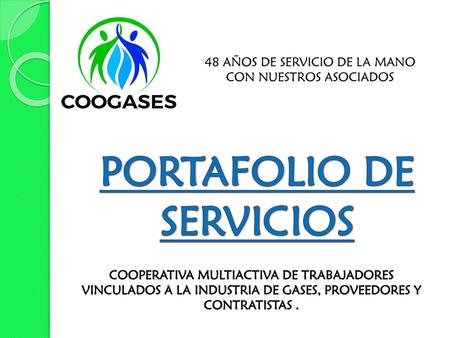PORTAFOLIO DE SERVICIOS