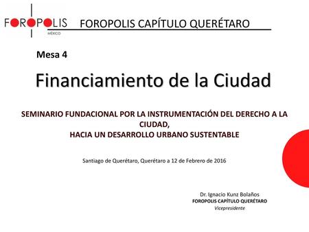Retos del desarrollo urbano