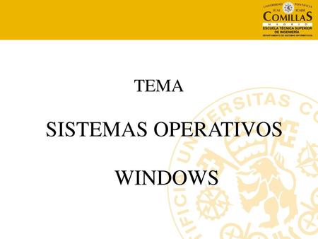 SISTEMAS OPERATIVOS WINDOWS