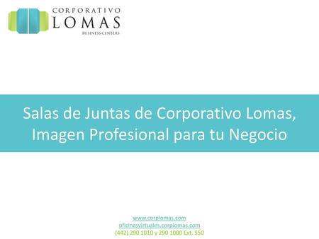 Salas de Juntas de Corporativo Lomas,