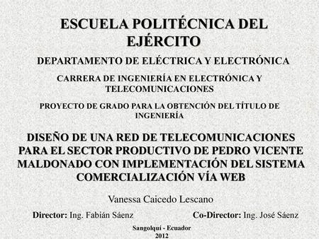 ESCUELA POLITÉCNICA DEL EJÉRCITO