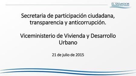 Secretaria de participación ciudadana, transparencia y anticorrupción
