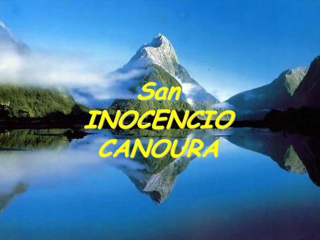 San INOCENCIO CANOURA.