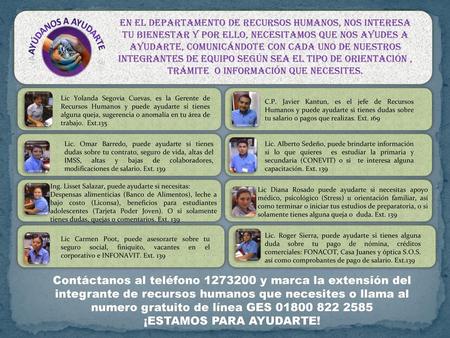 ¡ESTAMOS PARA AYUDARTE!