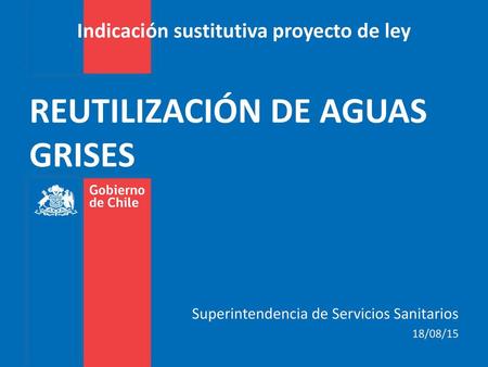 Indicación sustitutiva proyecto de ley