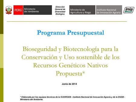 Dirección General de Diversidad Biológica