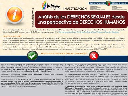 PRINCIPALES CONCLUSIONES de la INVESTIGACIÓN