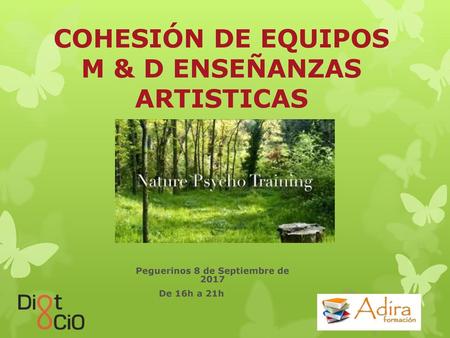COHESIÓN DE EQUIPOS M & D ENSEÑANZAS ARTISTICAS
