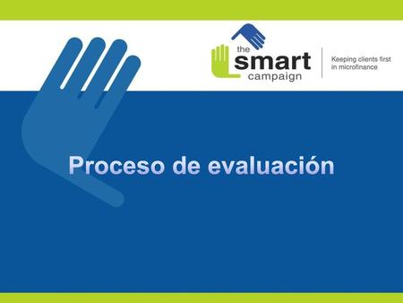 Proceso de evaluación.