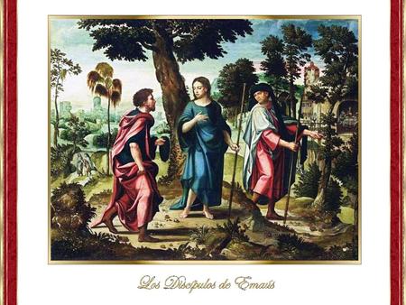 El mismo día de la resurrección del Señor, dos de los discípulos que estaban reunidos con los apóstoles, tuvieron que salir de camino de Jerusalén (Jua_24:13-35).