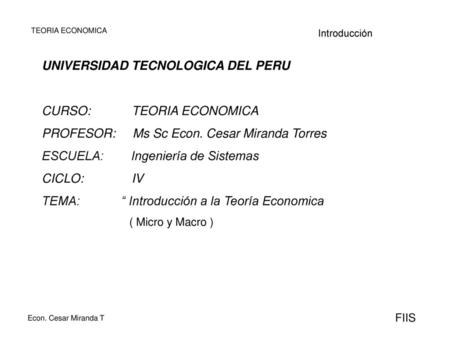 UNIVERSIDAD TECNOLOGICA DEL PERU