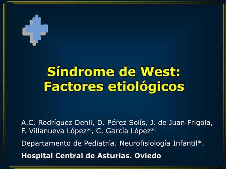 Síndrome de West: Factores etiológicos