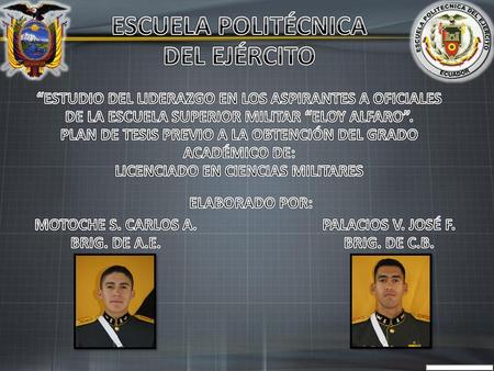 ESCUELA POLITÉCNICA DEL EJÉRCITO