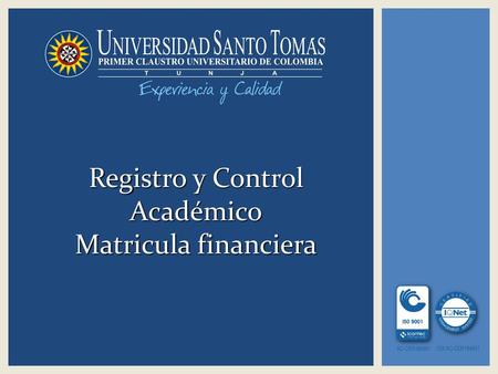 Registro y Control Académico