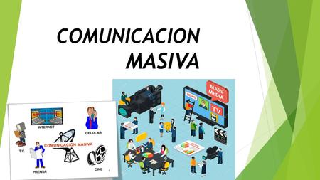 COMUNICACION MASIVA. OBJETIVO O PROPOSITO DE LA COMUNICACION MASIVA.