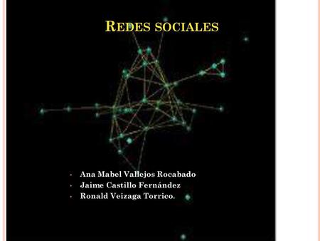 Redes sociales Ana Mabel Vallejos Rocabado Jaime Castillo Fernández