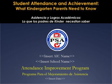 Attendance Improvement Program
