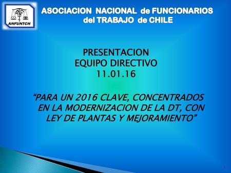 ASOCIACION NACIONAL de FUNCIONARIOS