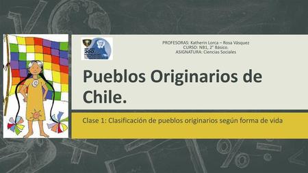 Pueblos Originarios de Chile.