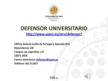 DEFENSOR UNIVERSITARIO